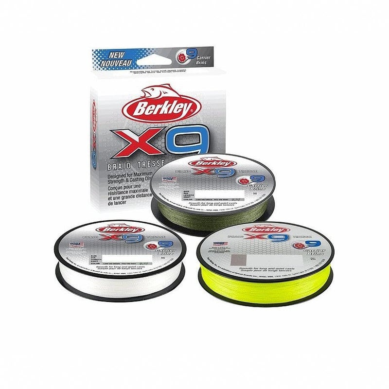 Berkley x9 Braid Superline, Low-Vis Green, 100lb test | 131 lbC | 59.7kg, 164yd | 150m Fishing Line, Suitable for Freshwater and Saltwater Environments - Image 5